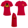 Feuerwehr Damen T-Shirt 365 mit Ortsname rot